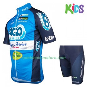 Combinaison Cycliste + Cuissard 2018 Ago Aqua Service Enfant N001